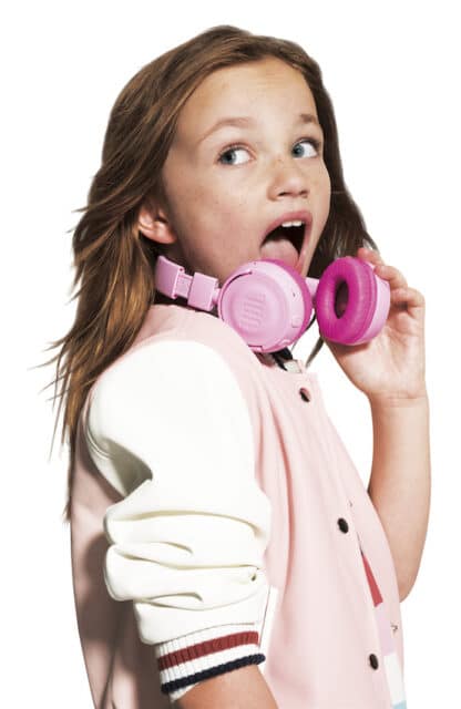 hörbert Bluetooth-Headphones in Pink