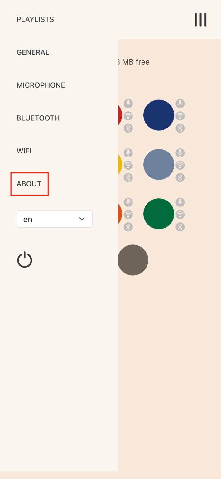 Browser Set Mode - ABOUT in Desktop View
